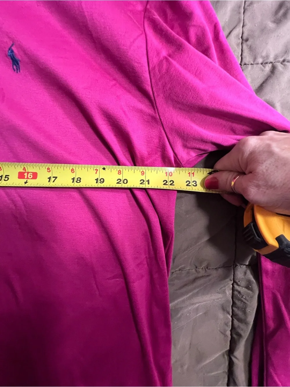 Ralph Lauren Long Sleeve Polo - Fuchsia